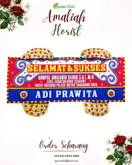 Papan Bunga Ucapan Selamat Nusaniwe